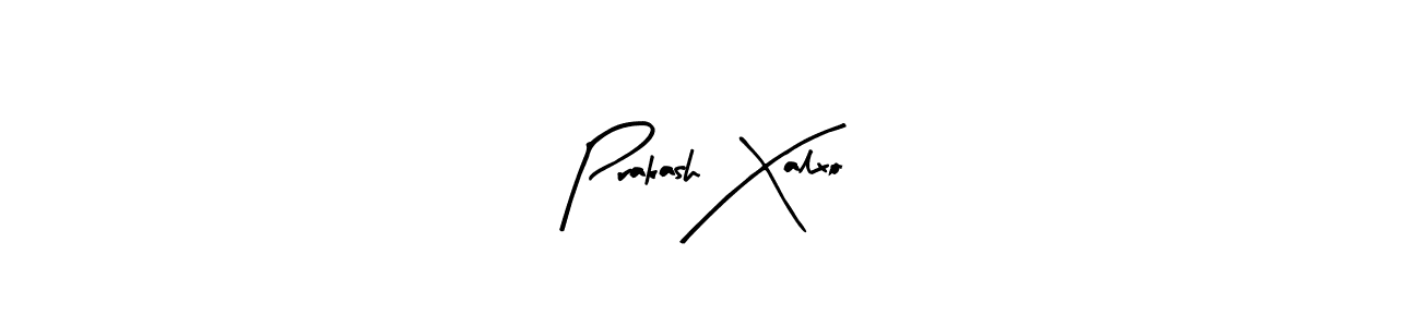 Arty Signature is a professional signature style that is perfect for those who want to add a touch of class to their signature. It is also a great choice for those who want to make their signature more unique. Get Prakash Xalxo name to fancy signature for free. Prakash Xalxo signature style 8 images and pictures png