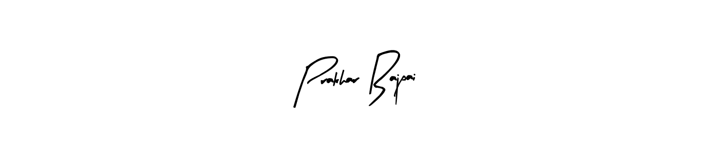 The best way (Arty Signature) to make a short signature is to pick only two or three words in your name. The name Prakhar Bajpai include a total of six letters. For converting this name. Prakhar Bajpai signature style 8 images and pictures png