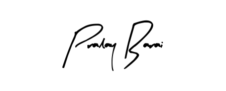 A timeless handwritten aesthetic for Pralay Barai. The Arty Signature font gives your signature a handcrafted feel with natural curves. Pralay Barai signature style 8 images and pictures png
