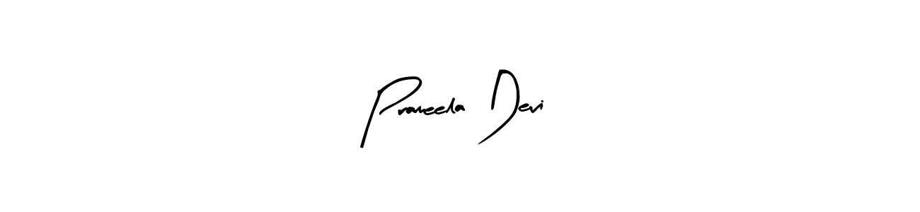 Create a beautiful signature design for name Prameela Devi. With this signature (Arty Signature) fonts, you can make a handwritten signature for free. Prameela Devi signature style 8 images and pictures png