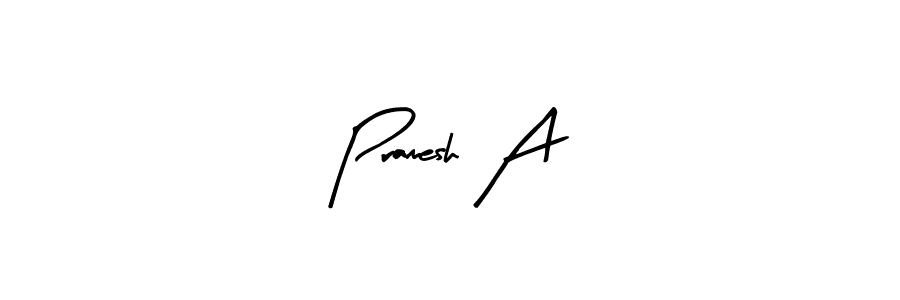 You should practise on your own different ways (Arty Signature) to write your name (Pramesh A) in signature. don't let someone else do it for you. Pramesh A signature style 8 images and pictures png