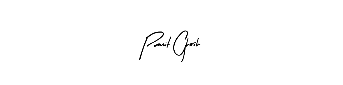 The best way (Arty Signature) to make a short signature is to pick only two or three words in your name. The name Pramit Ghosh include a total of six letters. For converting this name. Pramit Ghosh signature style 8 images and pictures png
