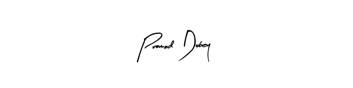 Make a beautiful signature design for name Pramod Dubey. With this signature (Arty Signature) style, you can create a handwritten signature for free. Pramod Dubey signature style 8 images and pictures png