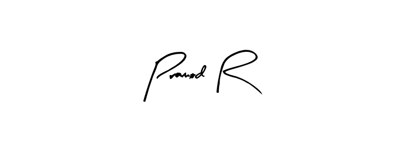 Make a beautiful signature design for name Pramod R. With this signature (Arty Signature) style, you can create a handwritten signature for free. Pramod R signature style 8 images and pictures png