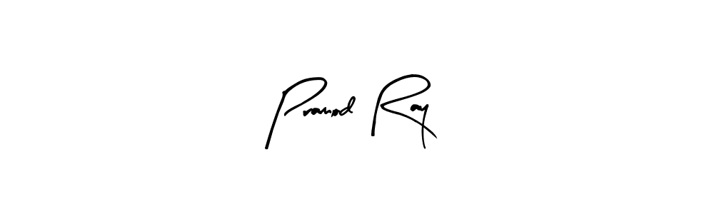 Arty Signature is a professional signature style that is perfect for those who want to add a touch of class to their signature. It is also a great choice for those who want to make their signature more unique. Get Pramod Ray name to fancy signature for free. Pramod Ray signature style 8 images and pictures png