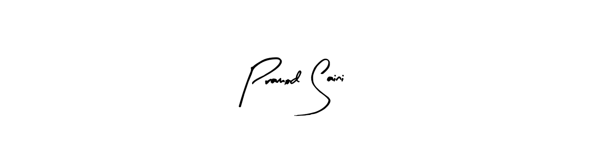 Pramod Saini stylish signature style. Best Handwritten Sign (Arty Signature) for my name. Handwritten Signature Collection Ideas for my name Pramod Saini. Pramod Saini signature style 8 images and pictures png