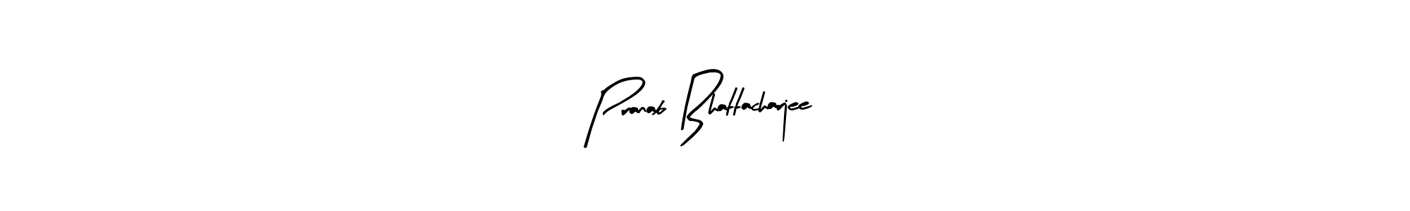 Design your own signature with our free online signature maker. With this signature software, you can create a handwritten (Arty Signature) signature for name Pranab Bhattacharjee. Pranab Bhattacharjee signature style 8 images and pictures png