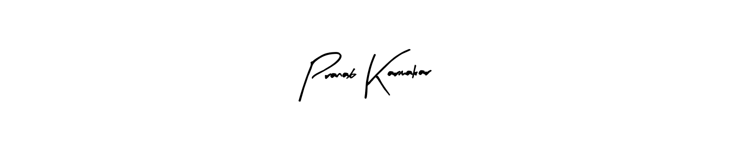 How to make Pranab Karmakar signature? Arty Signature is a professional autograph style. Create handwritten signature for Pranab Karmakar name. Pranab Karmakar signature style 8 images and pictures png