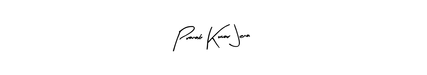 The best way (Arty Signature) to make a short signature is to pick only two or three words in your name. The name Pranab Kumar Jena include a total of six letters. For converting this name. Pranab Kumar Jena signature style 8 images and pictures png