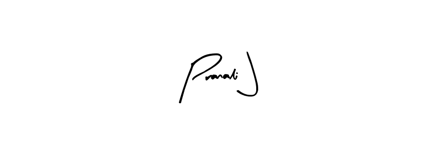 You can use this online signature creator to create a handwritten signature for the name Pranali J. This is the best online autograph maker. Pranali J signature style 8 images and pictures png