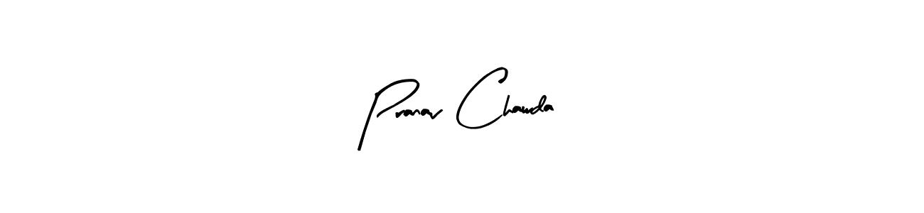 Pranav Chawda stylish signature style. Best Handwritten Sign (Arty Signature) for my name. Handwritten Signature Collection Ideas for my name Pranav Chawda. Pranav Chawda signature style 8 images and pictures png