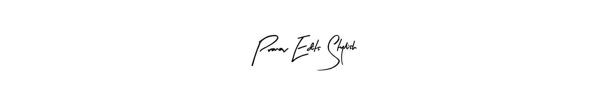 Use a signature maker to create a handwritten signature online. With this signature software, you can design (Arty Signature) your own signature for name Pranav Edits Stylish. Pranav Edits Stylish signature style 8 images and pictures png