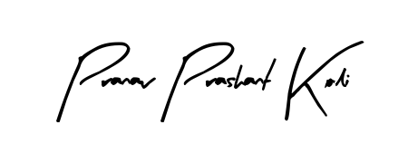 It looks like you need a new signature style for name Pranav Prashant Koli. Design unique handwritten (Arty Signature) signature with our free signature maker in just a few clicks. Pranav Prashant Koli signature style 8 images and pictures png