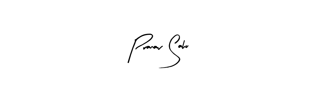 The best way (Arty Signature) to make a short signature is to pick only two or three words in your name. The name Pranav Sahu include a total of six letters. For converting this name. Pranav Sahu signature style 8 images and pictures png