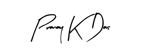 How to make Pranay K Das name signature. Use Arty Signature style for creating short signs online. This is the latest handwritten sign. Pranay K Das signature style 8 images and pictures png