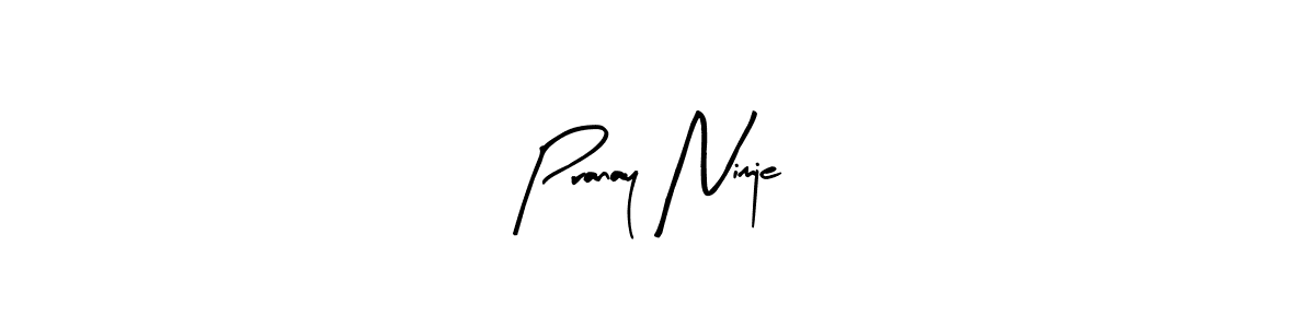 Make a short Pranay Nimje signature style. Manage your documents anywhere anytime using Arty Signature. Create and add eSignatures, submit forms, share and send files easily. Pranay Nimje signature style 8 images and pictures png