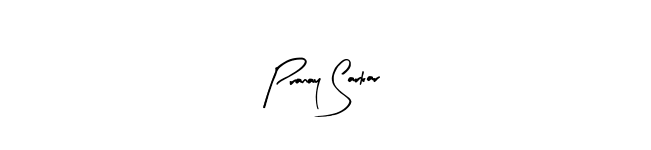 You should practise on your own different ways (Arty Signature) to write your name (Pranay Sarkar) in signature. don't let someone else do it for you. Pranay Sarkar signature style 8 images and pictures png