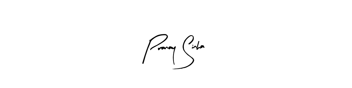 Design your own signature with our free online signature maker. With this signature software, you can create a handwritten (Arty Signature) signature for name Pranay Sinha. Pranay Sinha signature style 8 images and pictures png