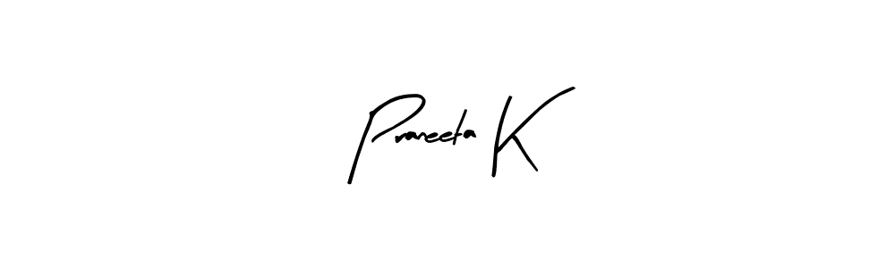 How to Draw Praneeta K signature style? Arty Signature is a latest design signature styles for name Praneeta K. Praneeta K signature style 8 images and pictures png