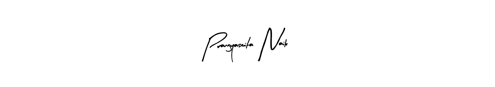 Make a beautiful signature design for name Prangyasmita Naik. With this signature (Arty Signature) style, you can create a handwritten signature for free. Prangyasmita Naik signature style 8 images and pictures png