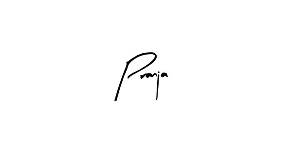 How to make Pranja name signature. Use Arty Signature style for creating short signs online. This is the latest handwritten sign. Pranja signature style 8 images and pictures png