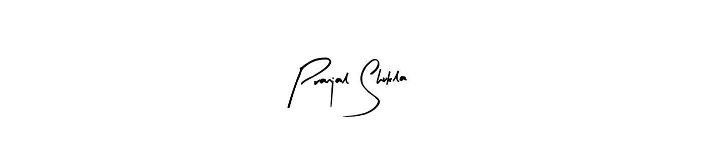 How to make Pranjal Shukla signature? Arty Signature is a professional autograph style. Create handwritten signature for Pranjal Shukla name. Pranjal Shukla signature style 8 images and pictures png