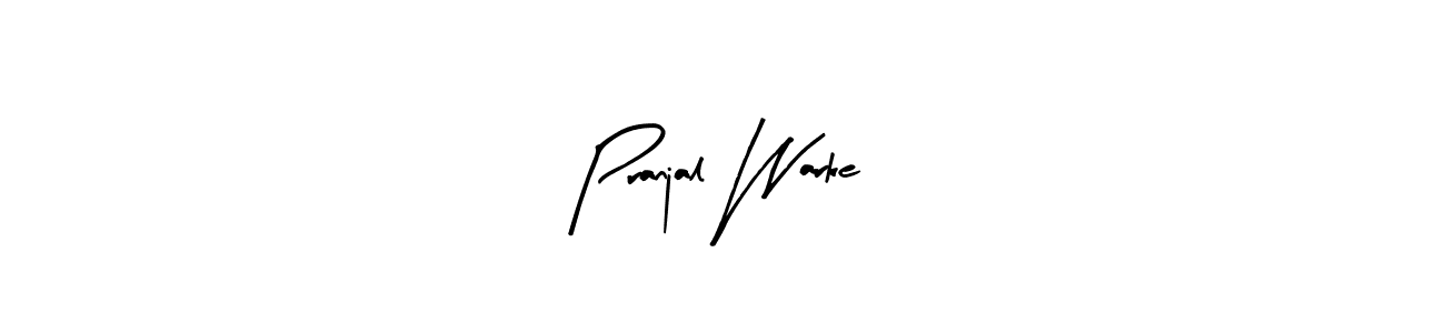 Make a beautiful signature design for name Pranjal Warke. Use this online signature maker to create a handwritten signature for free. Pranjal Warke signature style 8 images and pictures png