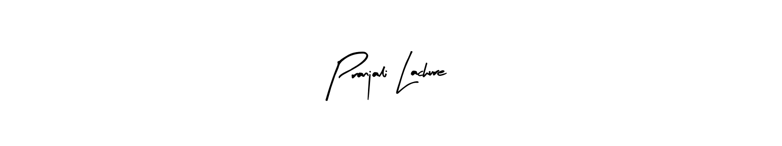 How to make Pranjali Lachure signature? Arty Signature is a professional autograph style. Create handwritten signature for Pranjali Lachure name. Pranjali Lachure signature style 8 images and pictures png