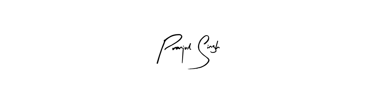 Use a signature maker to create a handwritten signature online. With this signature software, you can design (Arty Signature) your own signature for name Pranjul Singh. Pranjul Singh signature style 8 images and pictures png