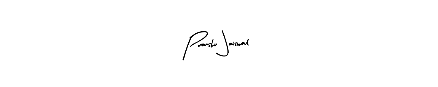 Use a signature maker to create a handwritten signature online. With this signature software, you can design (Arty Signature) your own signature for name Pranshu Jaiswal. Pranshu Jaiswal signature style 8 images and pictures png