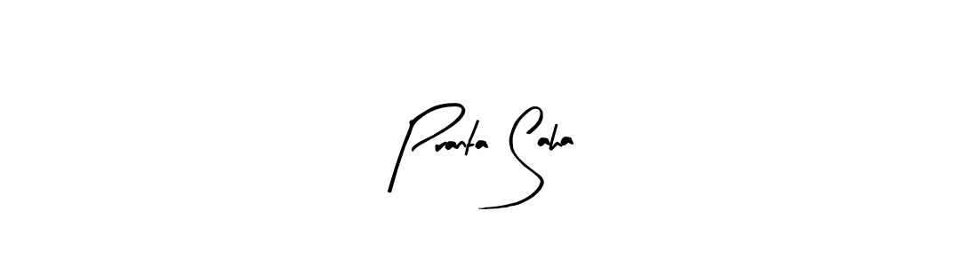 You should practise on your own different ways (Arty Signature) to write your name (Pranta Saha) in signature. don't let someone else do it for you. Pranta Saha signature style 8 images and pictures png