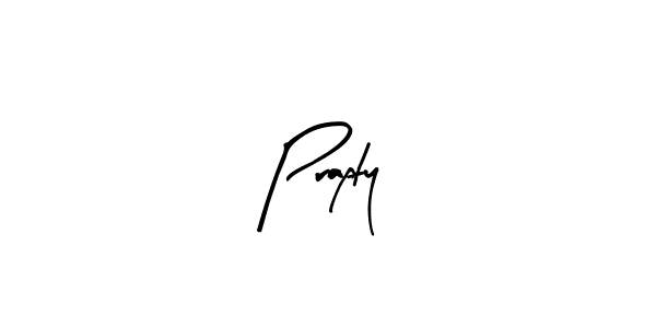 Design your own signature with our free online signature maker. With this signature software, you can create a handwritten (Arty Signature) signature for name Prapty. Prapty signature style 8 images and pictures png