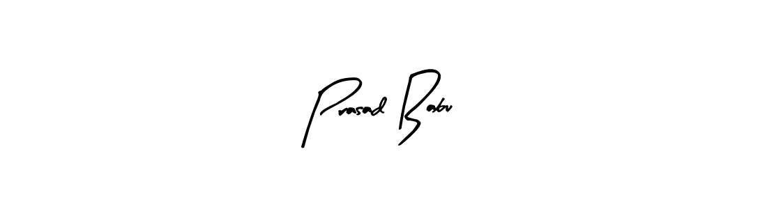 Make a beautiful signature design for name Prasad Babu. With this signature (Arty Signature) style, you can create a handwritten signature for free. Prasad Babu signature style 8 images and pictures png