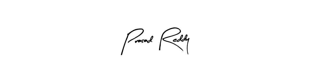 How to make Prasad Reddy name signature. Use Arty Signature style for creating short signs online. This is the latest handwritten sign. Prasad Reddy signature style 8 images and pictures png