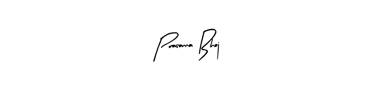 Create a beautiful signature design for name Prasanna Bhoj. With this signature (Arty Signature) fonts, you can make a handwritten signature for free. Prasanna Bhoj signature style 8 images and pictures png
