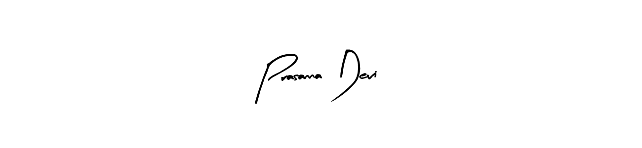 How to make Prasanna Devi name signature. Use Arty Signature style for creating short signs online. This is the latest handwritten sign. Prasanna Devi signature style 8 images and pictures png