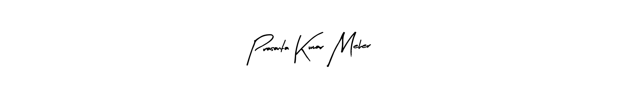 Use a signature maker to create a handwritten signature online. With this signature software, you can design (Arty Signature) your own signature for name Prasanta Kumar Meher. Prasanta Kumar Meher signature style 8 images and pictures png