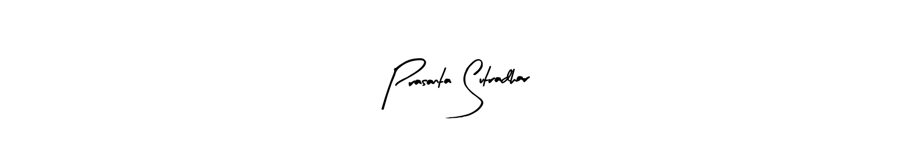 Make a beautiful signature design for name Prasanta Sutradhar. With this signature (Arty Signature) style, you can create a handwritten signature for free. Prasanta Sutradhar signature style 8 images and pictures png