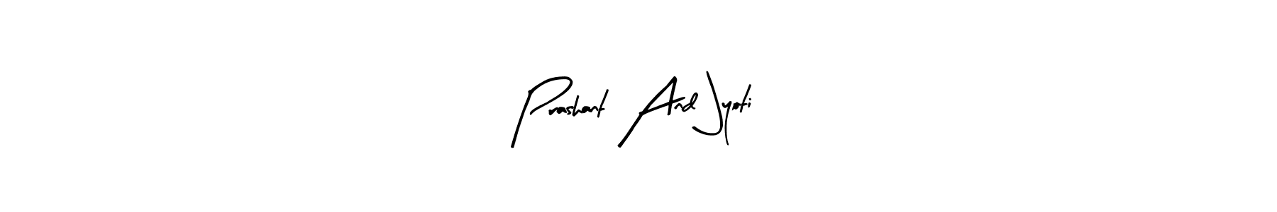 Also we have Prashant And Jyoti name is the best signature style. Create professional handwritten signature collection using Arty Signature autograph style. Prashant And Jyoti signature style 8 images and pictures png