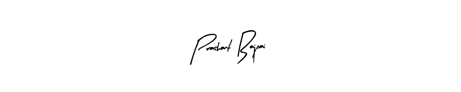 Create a beautiful signature design for name Prashant Bajpai. With this signature (Arty Signature) fonts, you can make a handwritten signature for free. Prashant Bajpai signature style 8 images and pictures png