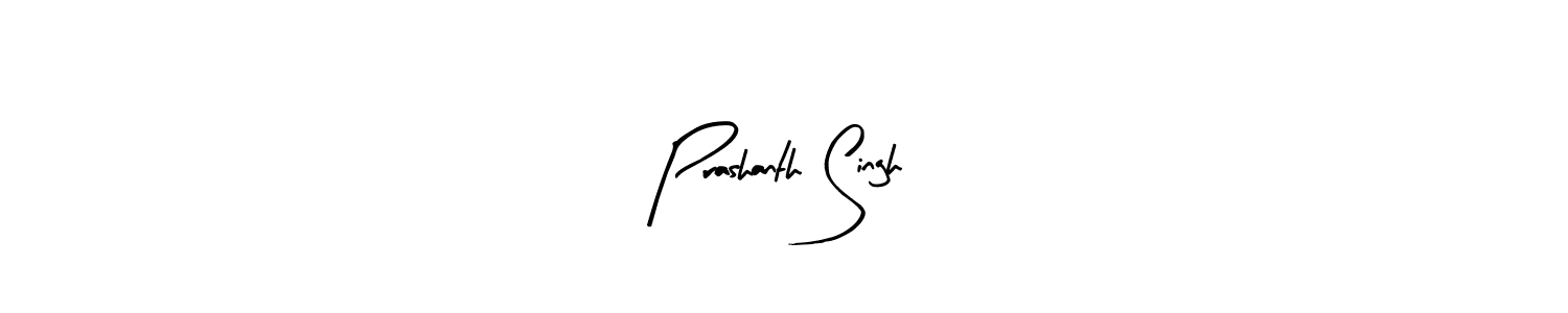 This is the best signature style for the Prashanth Singh name. Also you like these signature font (Arty Signature). Mix name signature. Prashanth Singh signature style 8 images and pictures png