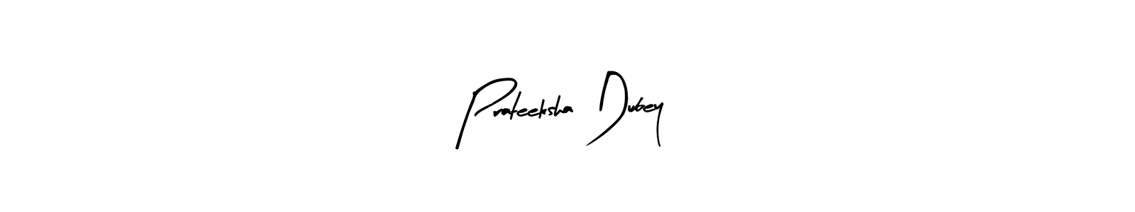 How to make Prateeksha Dubey name signature. Use Arty Signature style for creating short signs online. This is the latest handwritten sign. Prateeksha Dubey signature style 8 images and pictures png