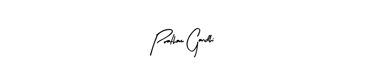 Create a beautiful signature design for name Pratham Gandhi. With this signature (Arty Signature) fonts, you can make a handwritten signature for free. Pratham Gandhi signature style 8 images and pictures png