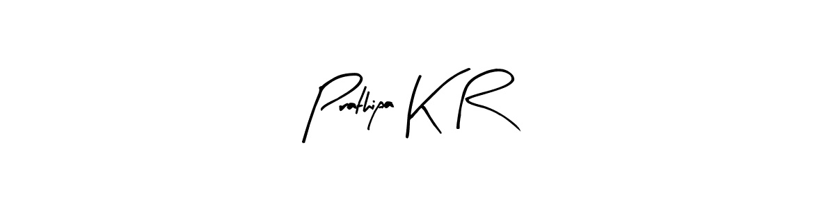 Similarly Arty Signature is the best handwritten signature design. Signature creator online .You can use it as an online autograph creator for name Prathipa K R. Prathipa K R signature style 8 images and pictures png