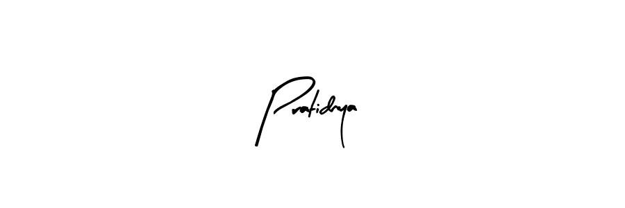 Similarly Arty Signature is the best handwritten signature design. Signature creator online .You can use it as an online autograph creator for name Pratidnya. Pratidnya signature style 8 images and pictures png