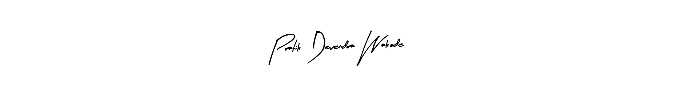 You can use this online signature creator to create a handwritten signature for the name Pratik Devendra Wakode. This is the best online autograph maker. Pratik Devendra Wakode signature style 8 images and pictures png