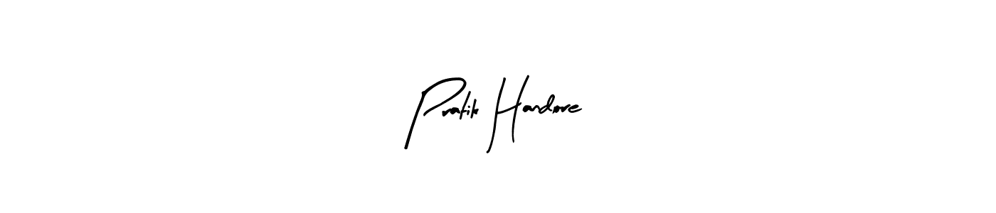 Create a beautiful signature design for name Pratik Handore. With this signature (Arty Signature) fonts, you can make a handwritten signature for free. Pratik Handore signature style 8 images and pictures png