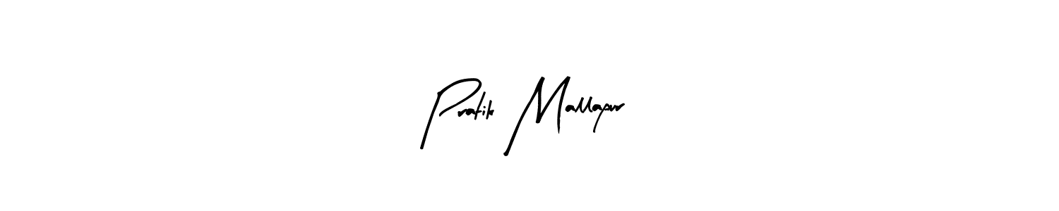 Similarly Arty Signature is the best handwritten signature design. Signature creator online .You can use it as an online autograph creator for name Pratik Mallapur. Pratik Mallapur signature style 8 images and pictures png