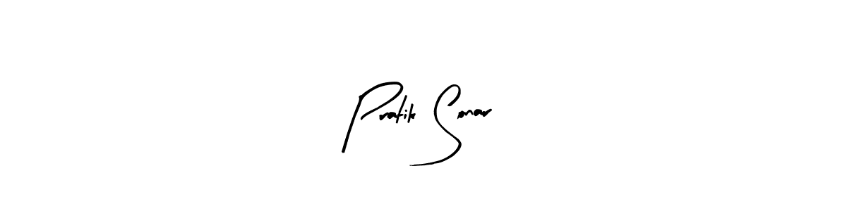 The best way (Arty Signature) to make a short signature is to pick only two or three words in your name. The name Pratik Sonar include a total of six letters. For converting this name. Pratik Sonar signature style 8 images and pictures png