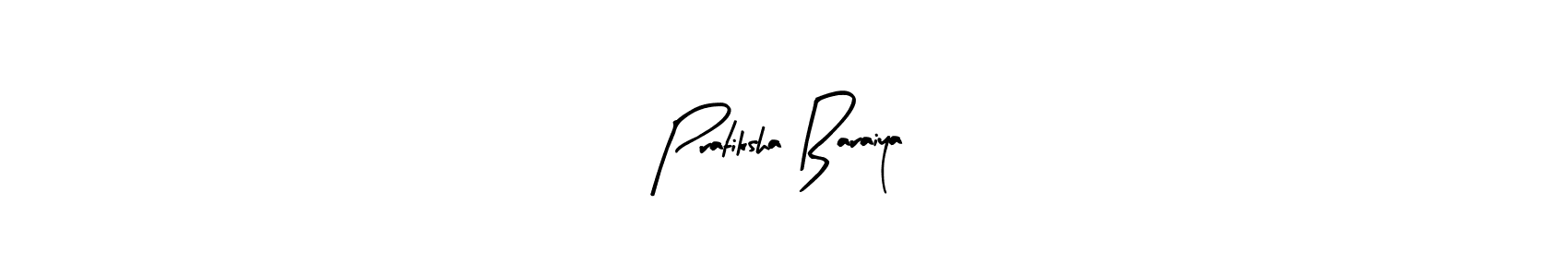 You should practise on your own different ways (Arty Signature) to write your name (Pratiksha Baraiya) in signature. don't let someone else do it for you. Pratiksha Baraiya signature style 8 images and pictures png